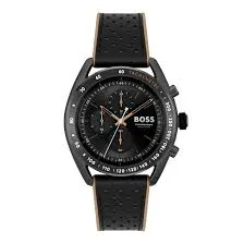 Hugo Boss men’s black chronograph watch
