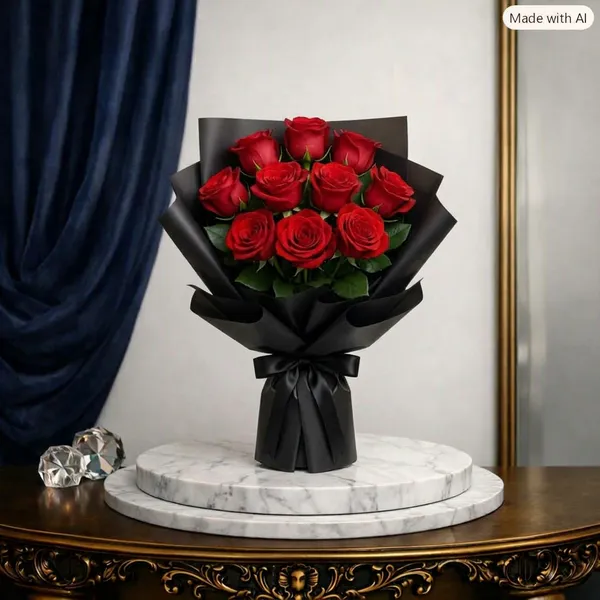 10 rose Red